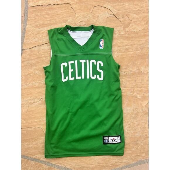 Alleson Athletic NBA Boston Celtics #7 Reversible Blank Youth Jersey Sz L - Picture 1 of 3